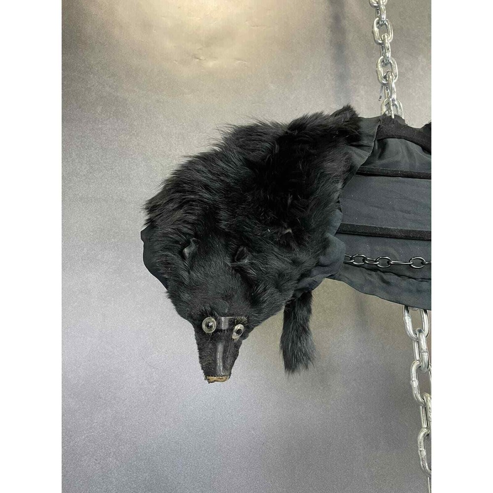 1930s Hudson Bay Fox Fur and Silk Stole - Picture 12 of 14